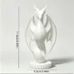 pieza impresion 3d abs modelo dragon occidental medida 55x60x110mms color blanco 1