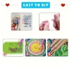 set pintura diamantes art gem 5d lamina 25x25cms motivo mujer occidental xw041 3