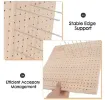 tablero base madera para ganchillo medida 30x30cms 18 varillas 10cms 1