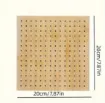 tablero base madera para ganchillo medida 20x20cms 15 varillas 15cms 1