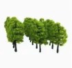 arbol pino 3d mini plastico para maquetas arboles 35mms por 10 unidades 2