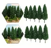 arboles mini 3d plastico para maquetas arboles 68mms por 6 unidades surtidas 1