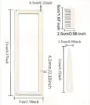 set 3 herramientas para tejer mdf incluye ganchillo telar peine 1