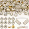 piedras coser imitacion strass girasol sol 10mms por 50 unidades cristal 0