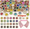 piedras coser imitacion strass girasol sol 10mms por 50 unidades multicolor 0