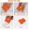 rascador espatula mini removedor para quitar pegamento 50x40mms 5 repuestos plastico metal 3