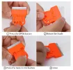 rascador espatula mini removedor para quitar pegamento 50x40mms 5 repuestos plastico metal 5