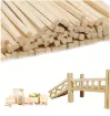 palitos maqueteros varillas para maqueta madera 50cms recto 5x5mm paquete 4 unidades 4