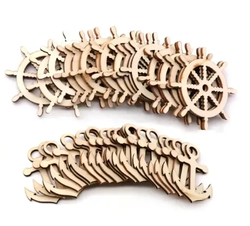 apliques calados madera forma ancla timon medida 60mms x10 unidades surtidas 0