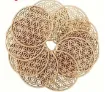 apliques calados madera forma mandala posavasos medida 100mms x5 unidades surtidas 0