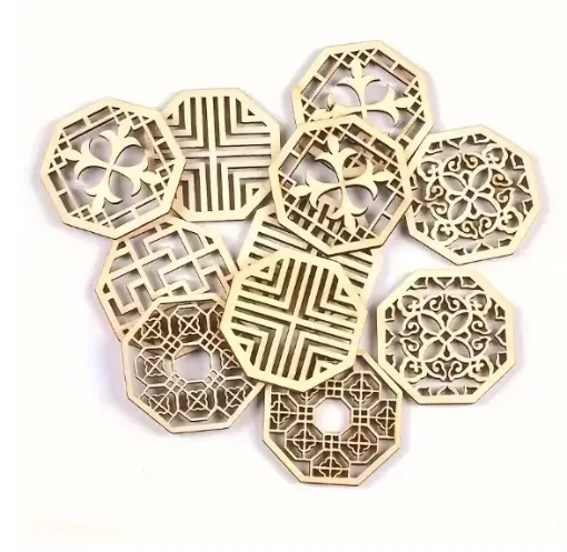 apliques calados madera forma mandala medida 40mms x10 unidades surtidas 0