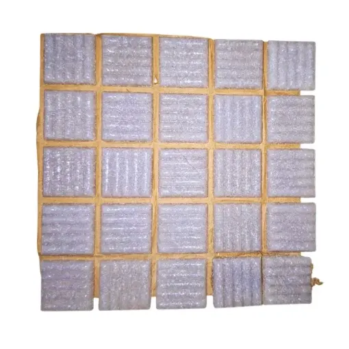 venecitas para mosaico veneciano 2x2cms por 25 unidades color gris claro 0