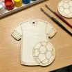 apliques calados madera forma camiseta pelota medida 80mms x5 unidades cuerda 3