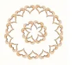 apliques calados madera forma corazon marco medida 20x17mms x50 unidades 3
