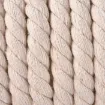 cordon cuerda algodon trenzado 12mms para macrame manualidades x21mts aprox color blanco antiguo 2