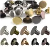 tornillos remaches chicago cabeza plana m5 acero inoxidable cuero encuadernacion 6mm x10 set cobre 2