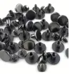tornillos remaches chicago cabeza plana m5 acero inoxidable cuero encuadernacion 6mm x10 set negro 0