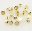 tornillos remaches chicago cabeza plana m5 acero inoxidable cuero encuadernacion 6mm x10 set dorado 0