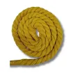 cordon cuerda algodon trenzado 12mms para macrame manualidades x200cms color amarillo 0