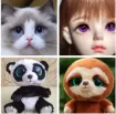 ojos realistas vidrio 6mms para amigurumis peluches dragon gato buho x50 unidades 25 pares surtidos 3