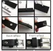 tornillos remaches chicago cabeza plana m5 acero inoxidable cuero encuadernacion 6mm x10 set negro 4