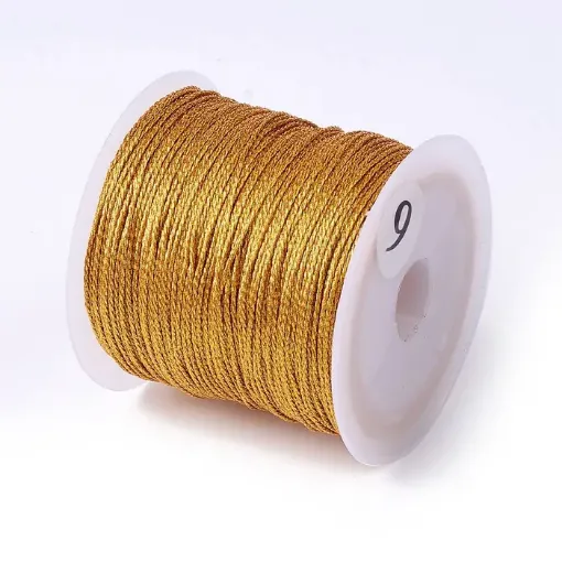 hilo metalizado 0 5mms carretel 50mts color oro dorado 0