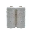 cordon algodon cuerda trenzada 5mms para macrame rollo 100mts color blanco 0