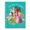 cuaderno anillado notas fantasia tapa dura 24x18cms motivos super princesas 0