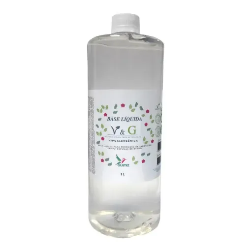 base liquida pronta para cosmetica jabones hipoalergenica 100 vegetal quimiz por litro transparente 0