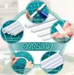 varillas plastico abs huecas forma tubo medida set x4 unidades 25cms medidas 3 6mms 1