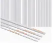 varillas plastico abs huecas forma cuadrada medida set x4 unidades 25cms medidas 3 6mms 0
