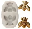 molde silicona para resina epoxi porcelana masas modelo abejitas x2 25mms medida 52x31mms 0