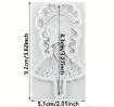 molde silicona para resina epoxi porcelana masas modelo muneca pelo ondulado medida 92x51mms 1