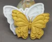molde silicona para resina epoxi porcelana masas modelo mariposa medida 90x70x5mms 2