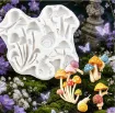 molde silicona para resina epoxi porcelana masas modelo hongos caracoles medida 88x80mms 4
