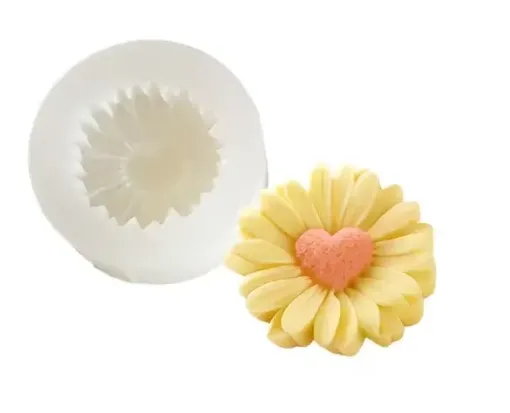 molde silicona para resina epoxi porcelana masas modelo margarita medida 45x45x23mms 0