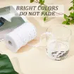 galon ribete poliester ondulado 5mms color blanco por 5mts aprox 2