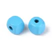 cuentas madera cubo 8mms pintadas x500 unidades color turquesa 2