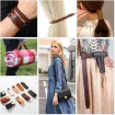 cinta cuero sintetico pvc ancho 50mms por 2mts color marron 4