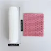 rodillo mini plastico para textura arcilla polimerica masas sin mango 75x18mms motivo yg345 1