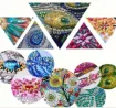 set pintura diamantes art gem 5d lamina 25x25cms motivo novia cristales yc006 5