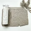 rodillo mini plastico para textura arcilla polimerica masas sin mango 100x30mms motivo enredadera 1