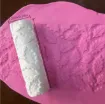 rodillo mini plastico para textura arcilla polimerica masas sin mango 80x25mms motivo acebo 1