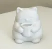 pieza impresion 3d abs modelo gatito taza medida 40x40x40mms color blanco 0