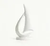 pieza impresion 3d abs modelo barco velero medida 50x30x100mms color blanco 0
