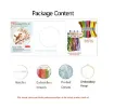 kit para bordar 20cms incluye tela hilos agujas sin bastidor motivo impreso pajarito 1