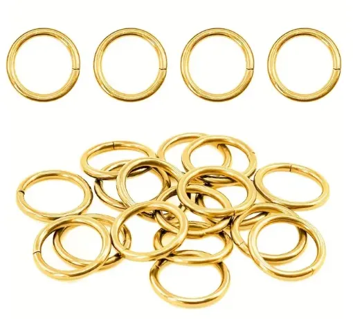 aro argolla hebilla metalica 38mms interior 3mms espesor color dorado por unidad 0