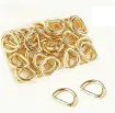 agolla anillos hierro hebilla forma d medida 18x13mms x10 unidades color dorado 2