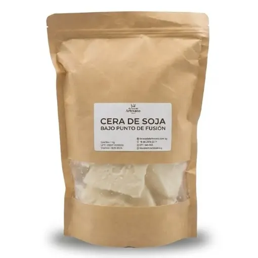 cera soja ecologica 100 parafina vegetal sin aditivos bajo punto fusion premium por kilo 0