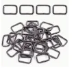 hebillas metalicas forma rectangular medida 30x18mms para correa 25mms x5 unidades color negro 0